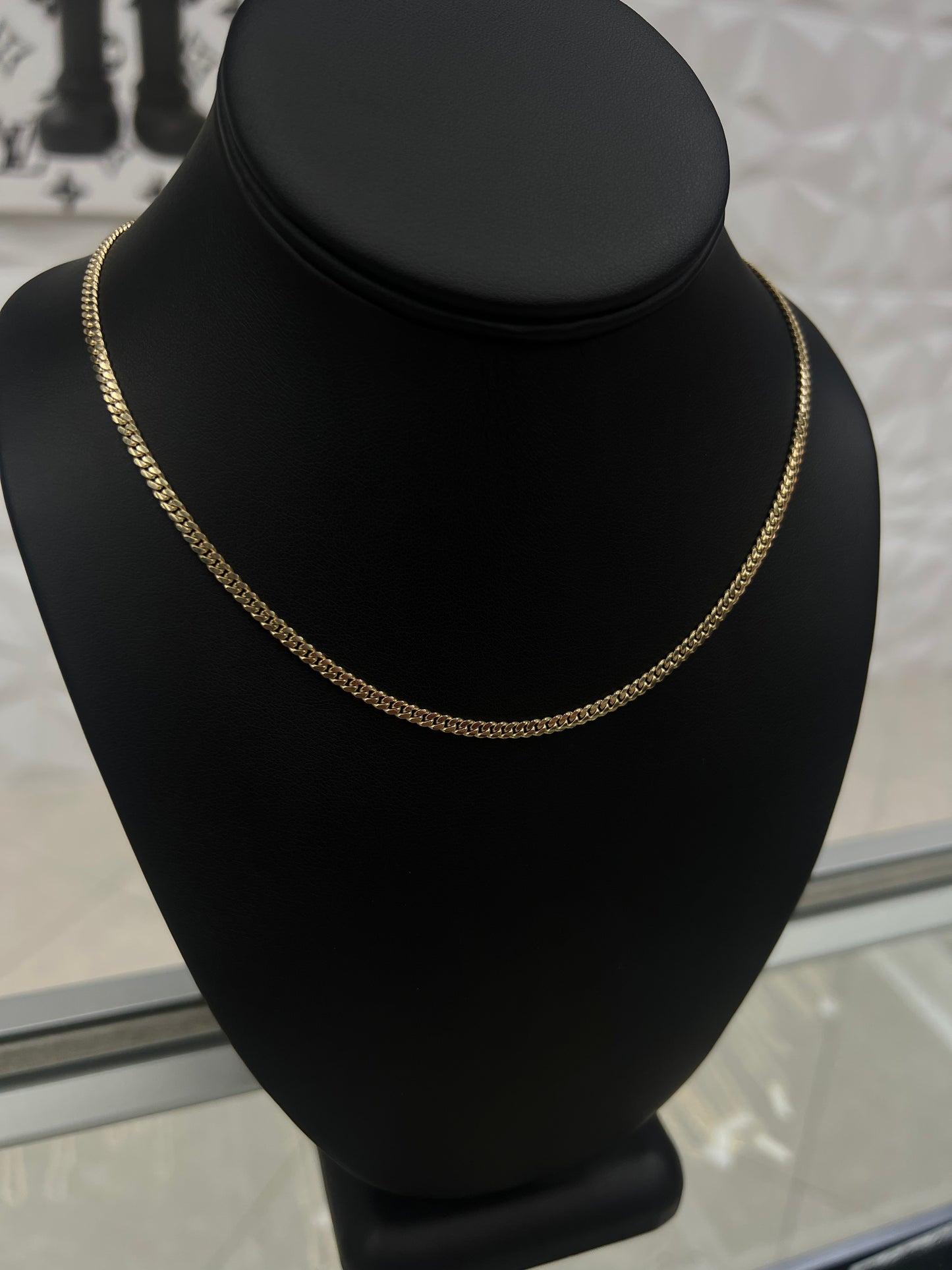 Solid 10k Gold Miami Cuban with Box Lock 3 MM