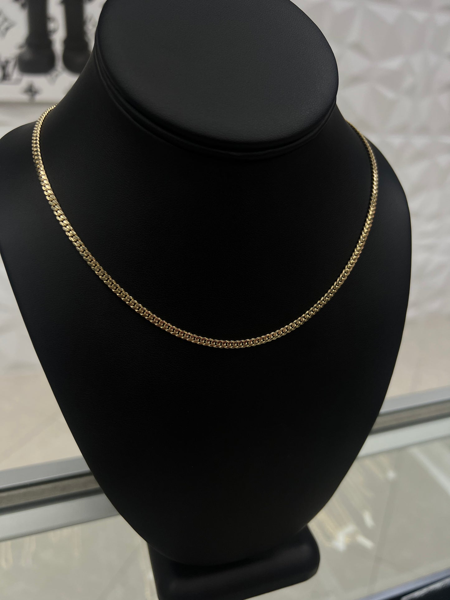 Solid 10k Gold Miami Cuban with Box Lock 3 MM