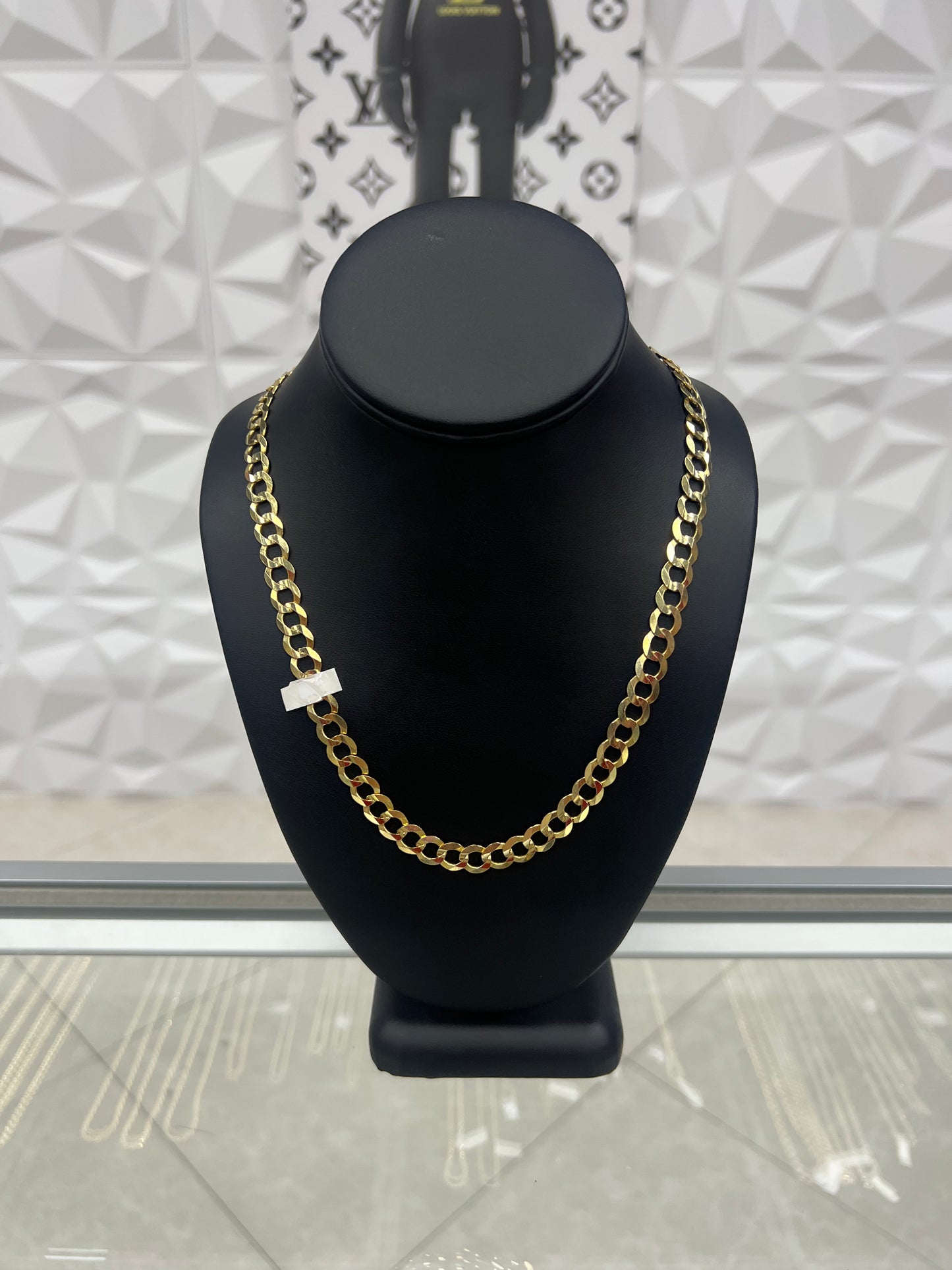 Solid 14k Gold Curb Link