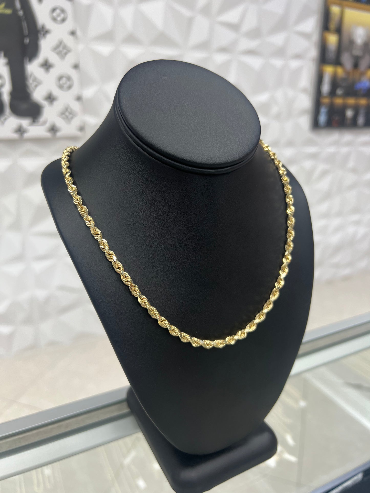 Solid 14k Gold Rope