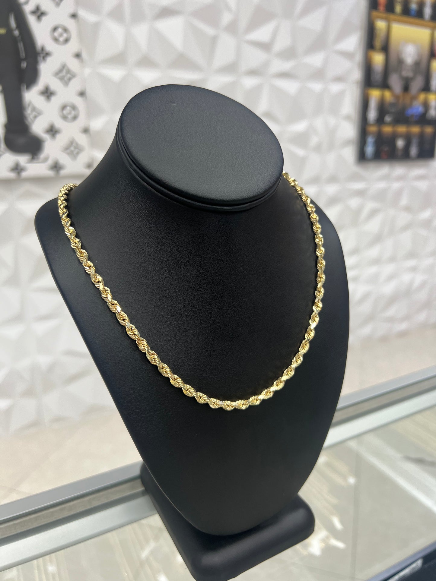 Solid 14k Gold Rope