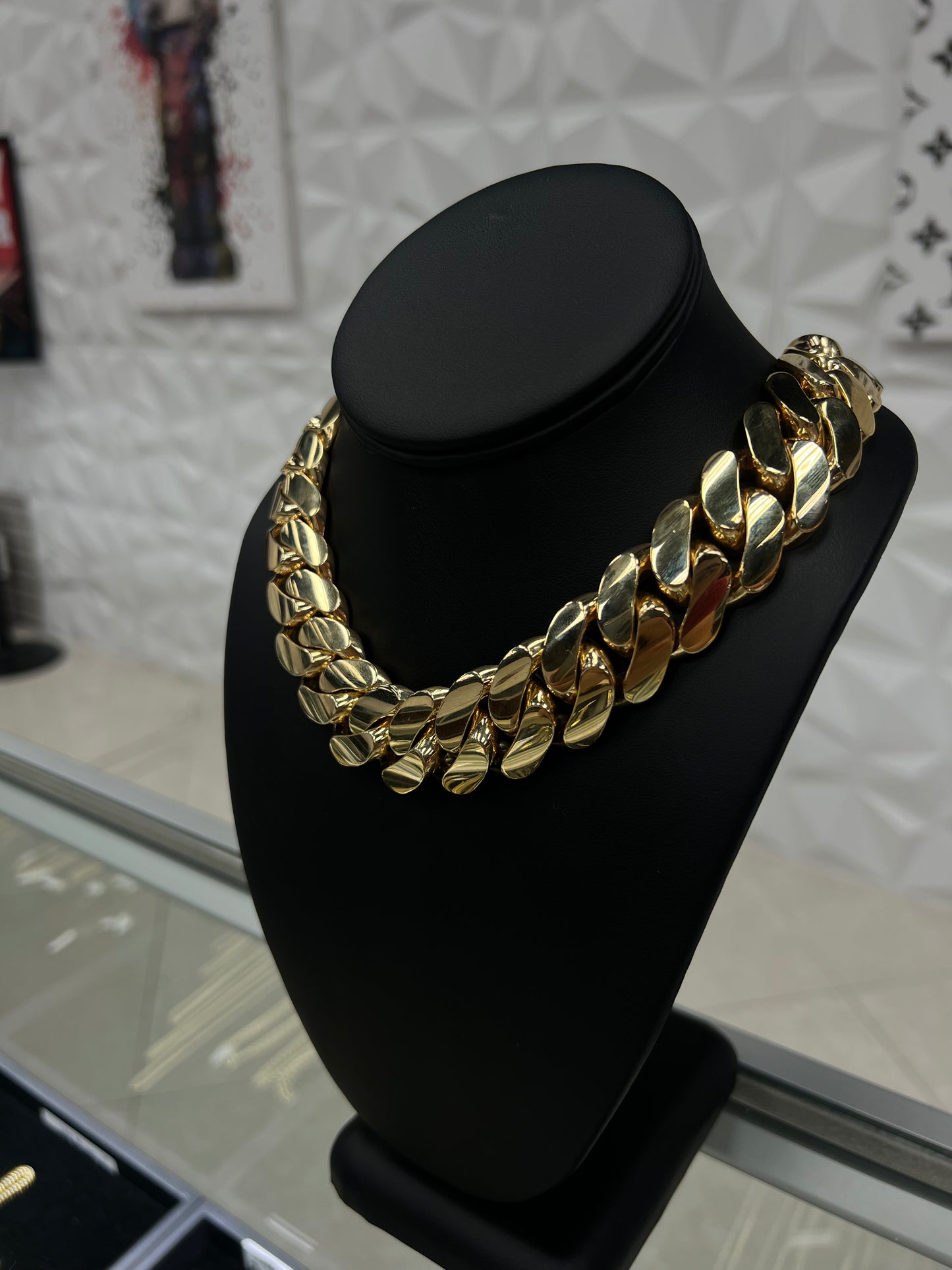 Solid 10k Gold Miami Cuban 24 MM