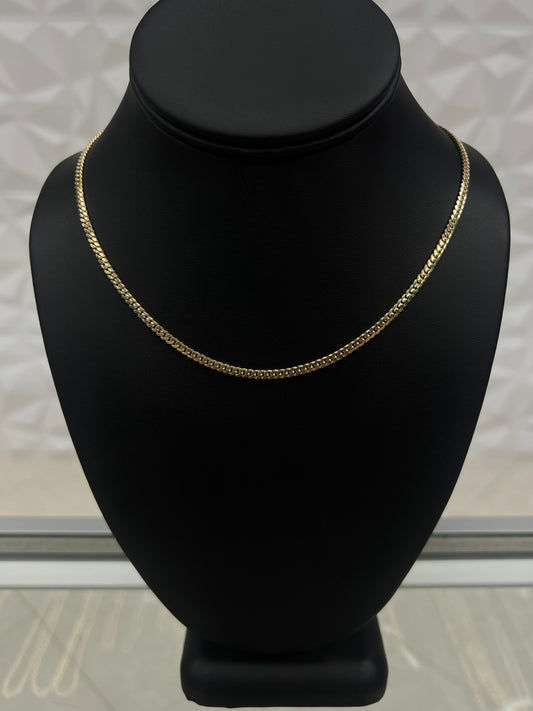 Solid 10k Gold Miami Cuban with Box Lock 3 MM