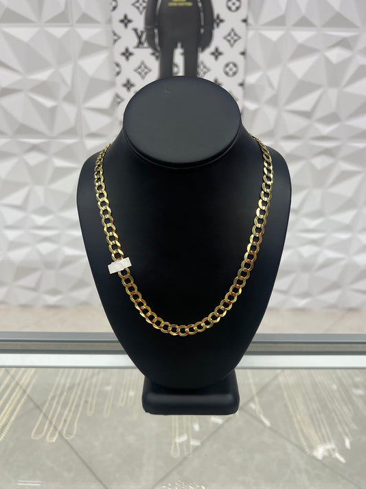 Solid 14k Gold Curb Link