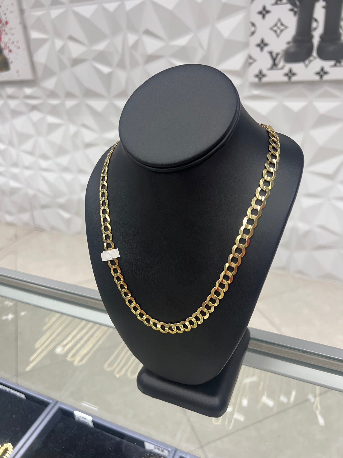 Solid 14k Gold Curb Link