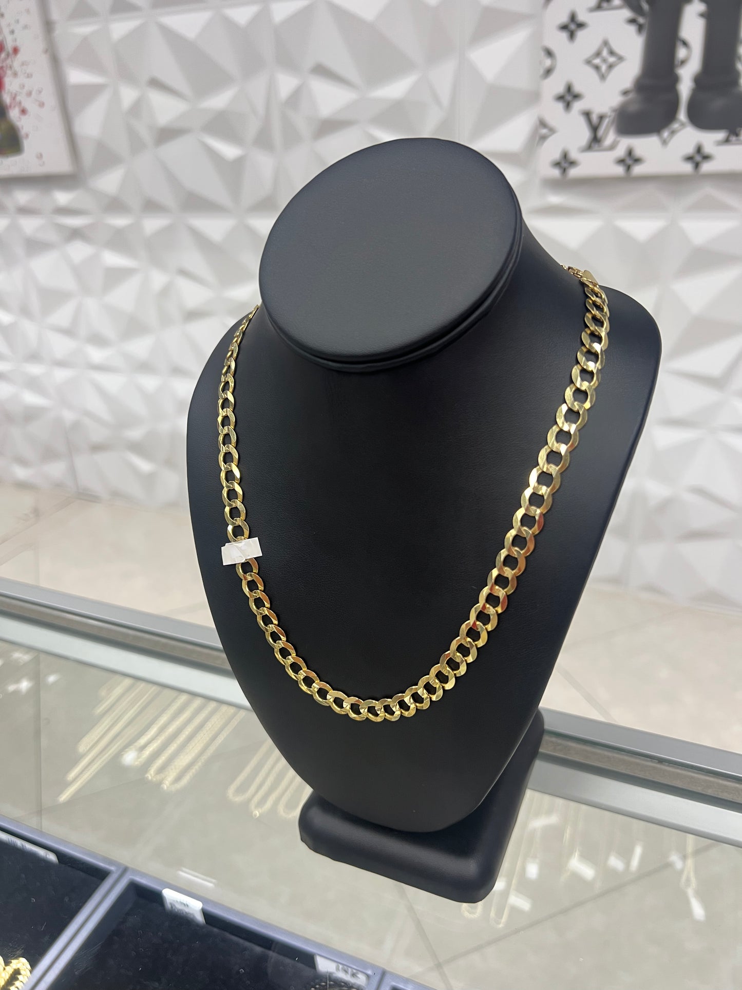 Solid 14k Gold Curb Link