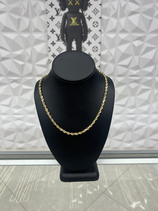 Solid 14k Gold Rope