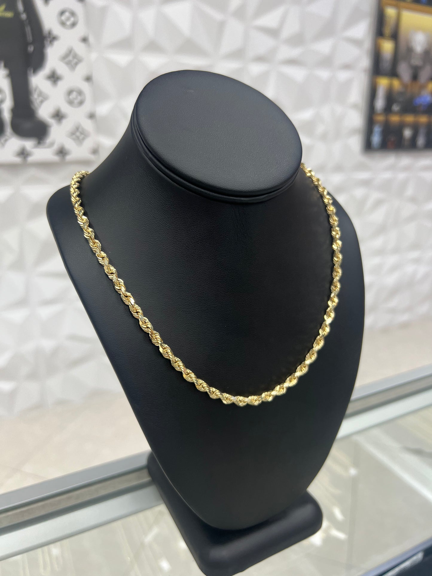 Solid 14k Gold Rope