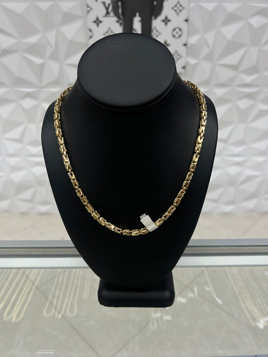 10k Gold Byzantine Link 4MM