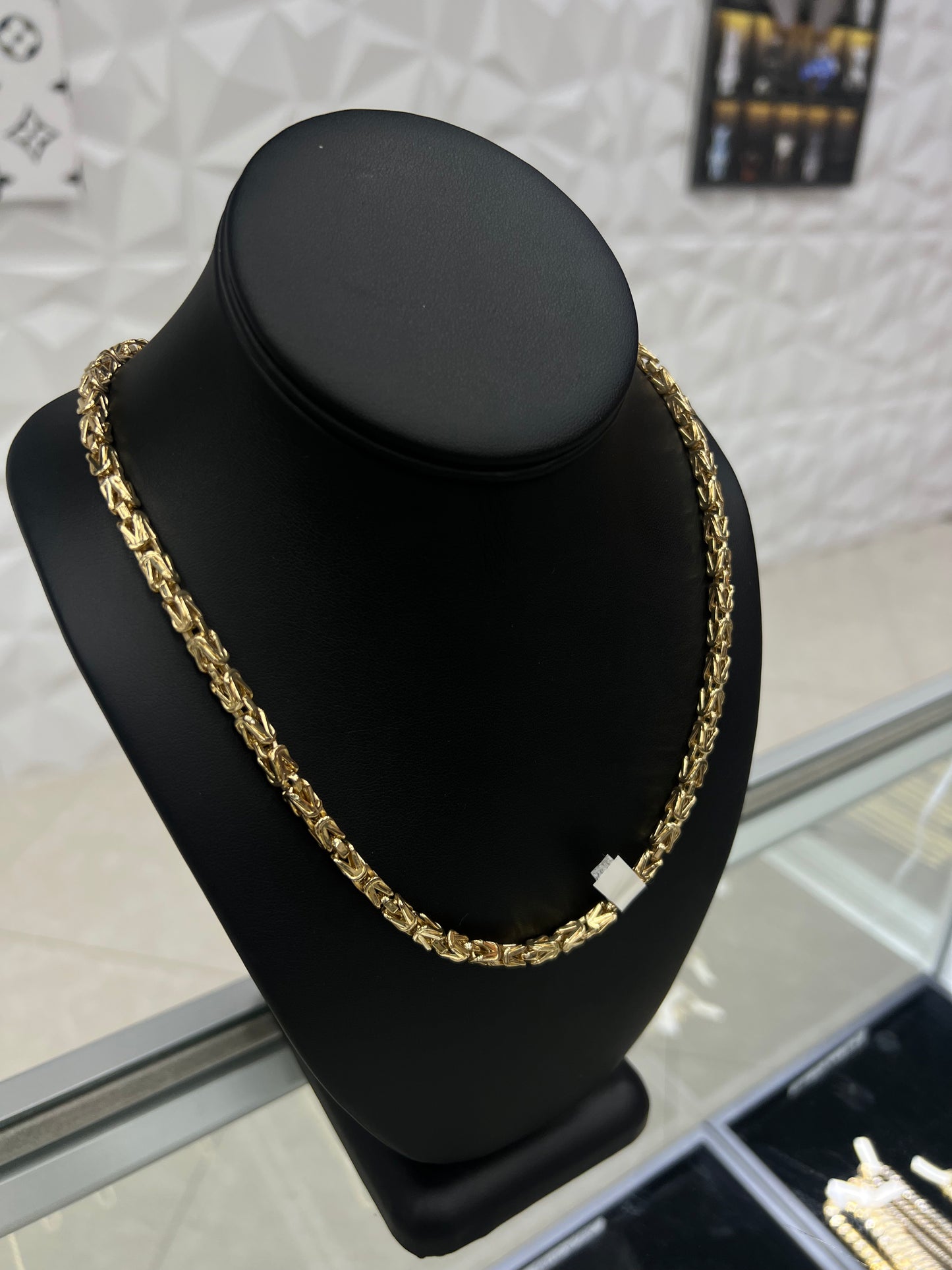 10k Gold Byzantine Link 4MM