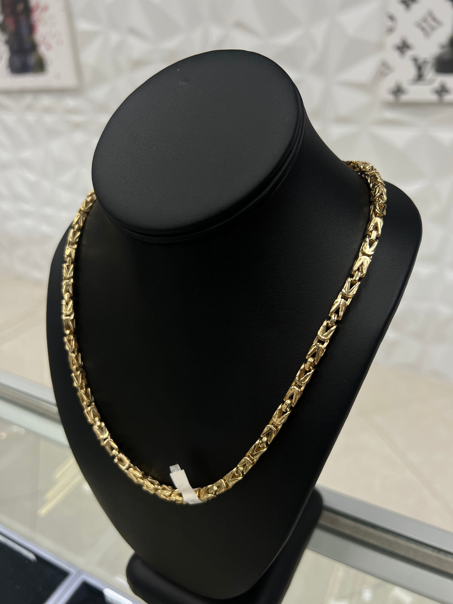 10k Gold Byzantine Link 4MM