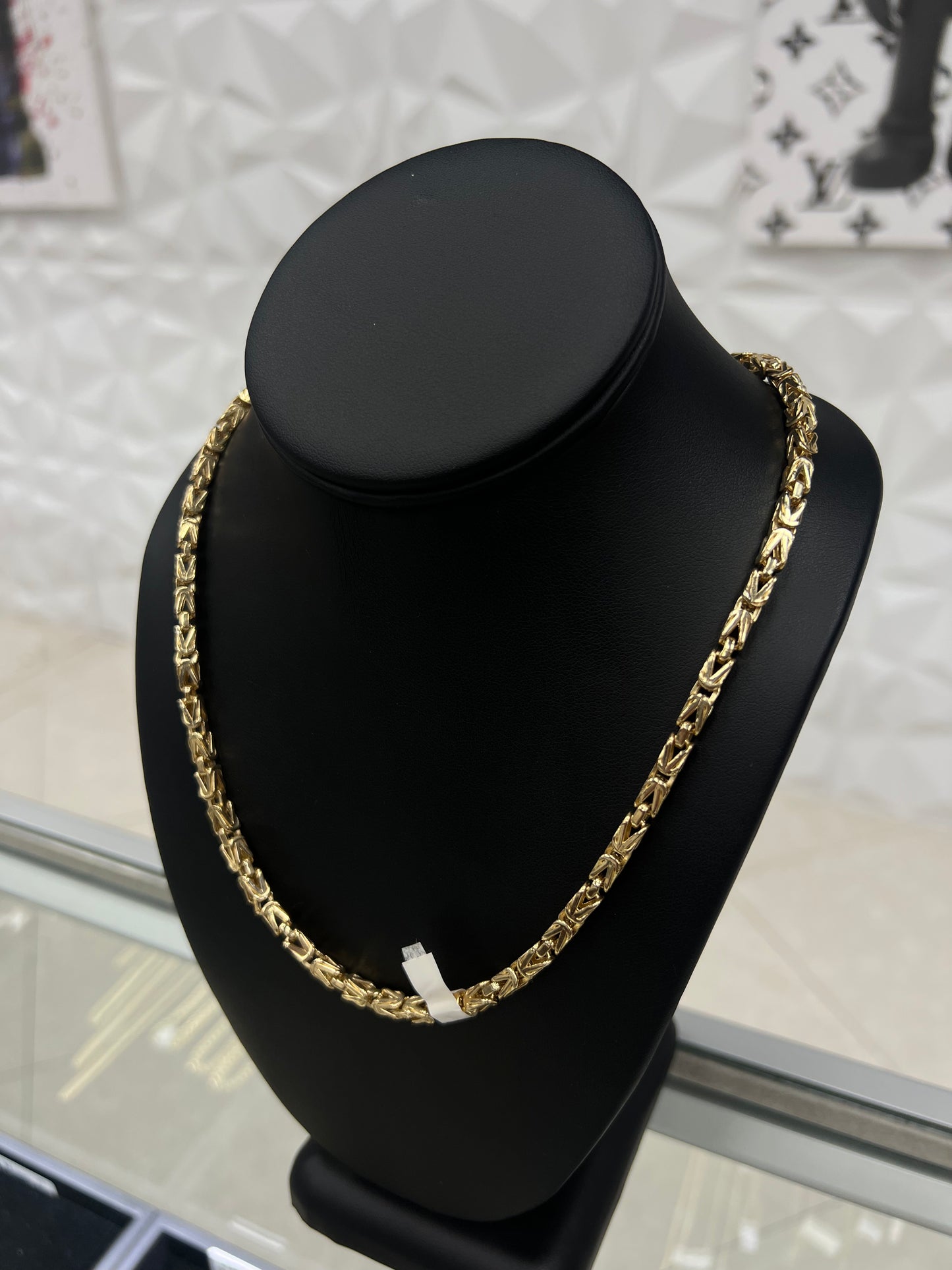 10k Gold Byzantine Link 4MM